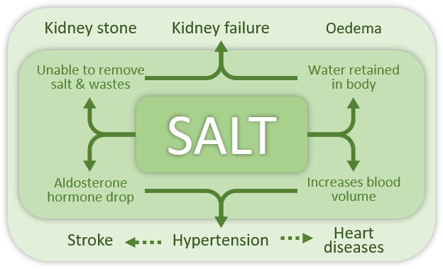 Salt and chronic conditions