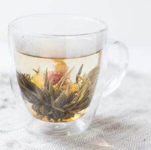 Flowering tea