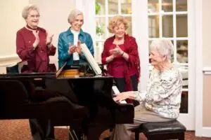 Music therapy, Senior activity centres