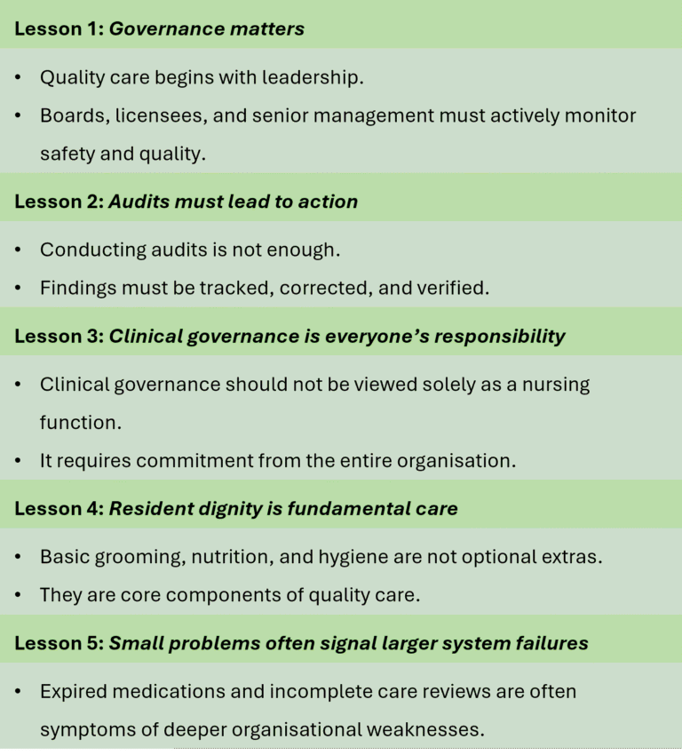 Key Lessons